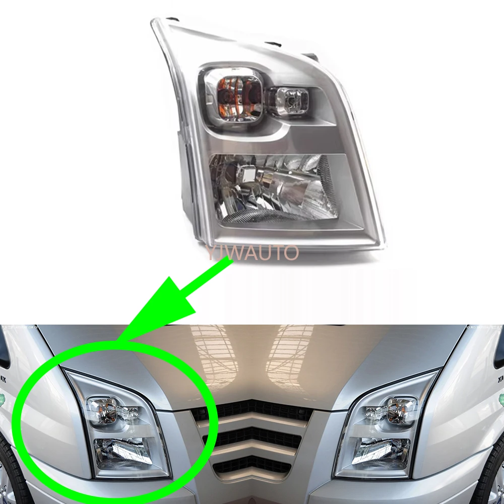 For Ford Transit V348 2009 2010 2011 2012 Headlights Car Headlamp Assembly Replacement Front Lamp Whole Auto Light Assembly