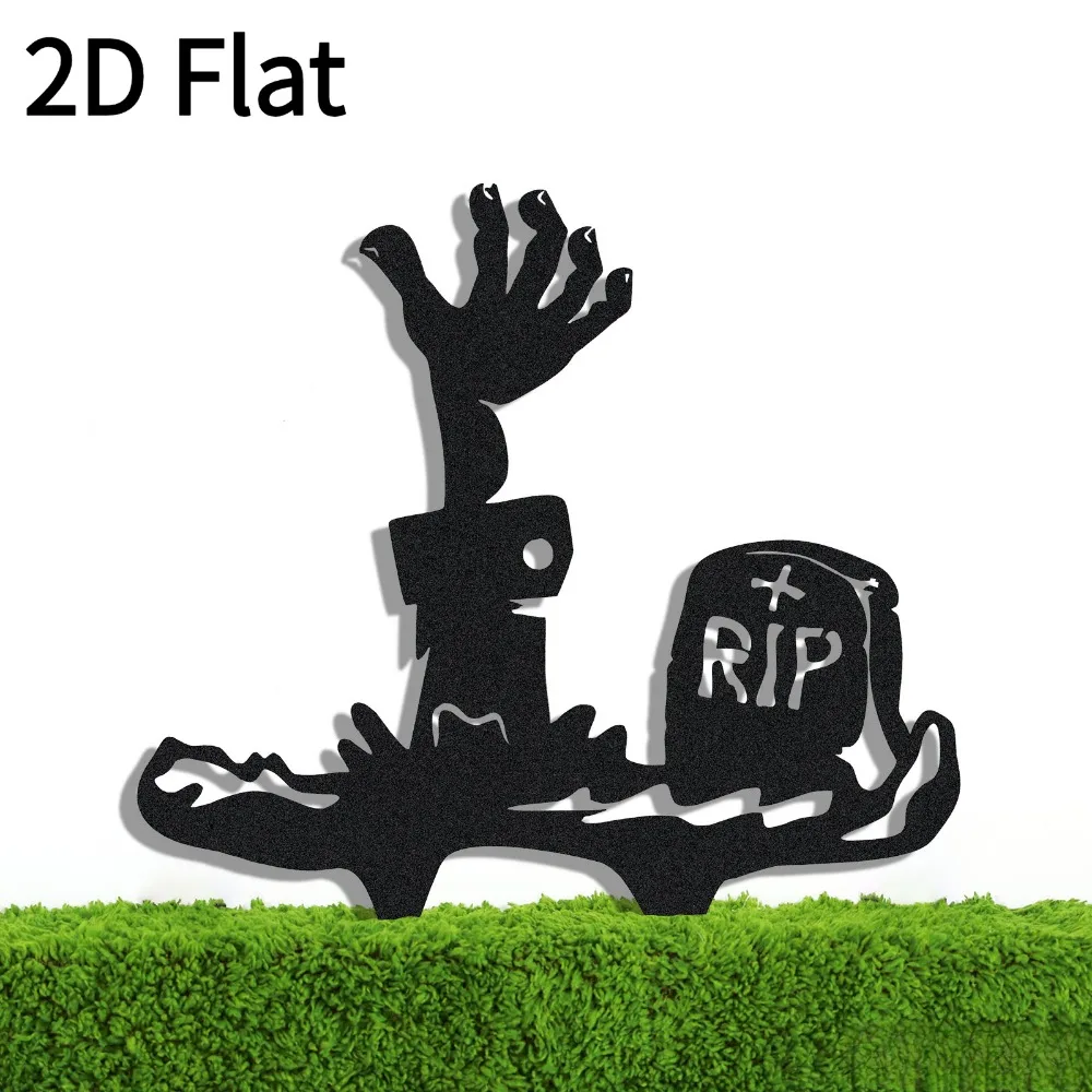 CIFBUY Metal Wall Art Wrought Iron Zombie Hand Sculpture Gothic Vintage Indoor Living Room Home Decor Ornament