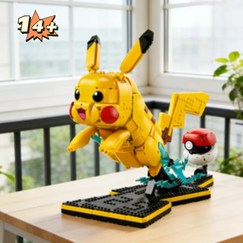 

2026 New Hot Sale 2050pcs Fit Pika Home Decor Building Blocks Display Model Bricks Set Toys For Kids Christmas Birthday Gifts