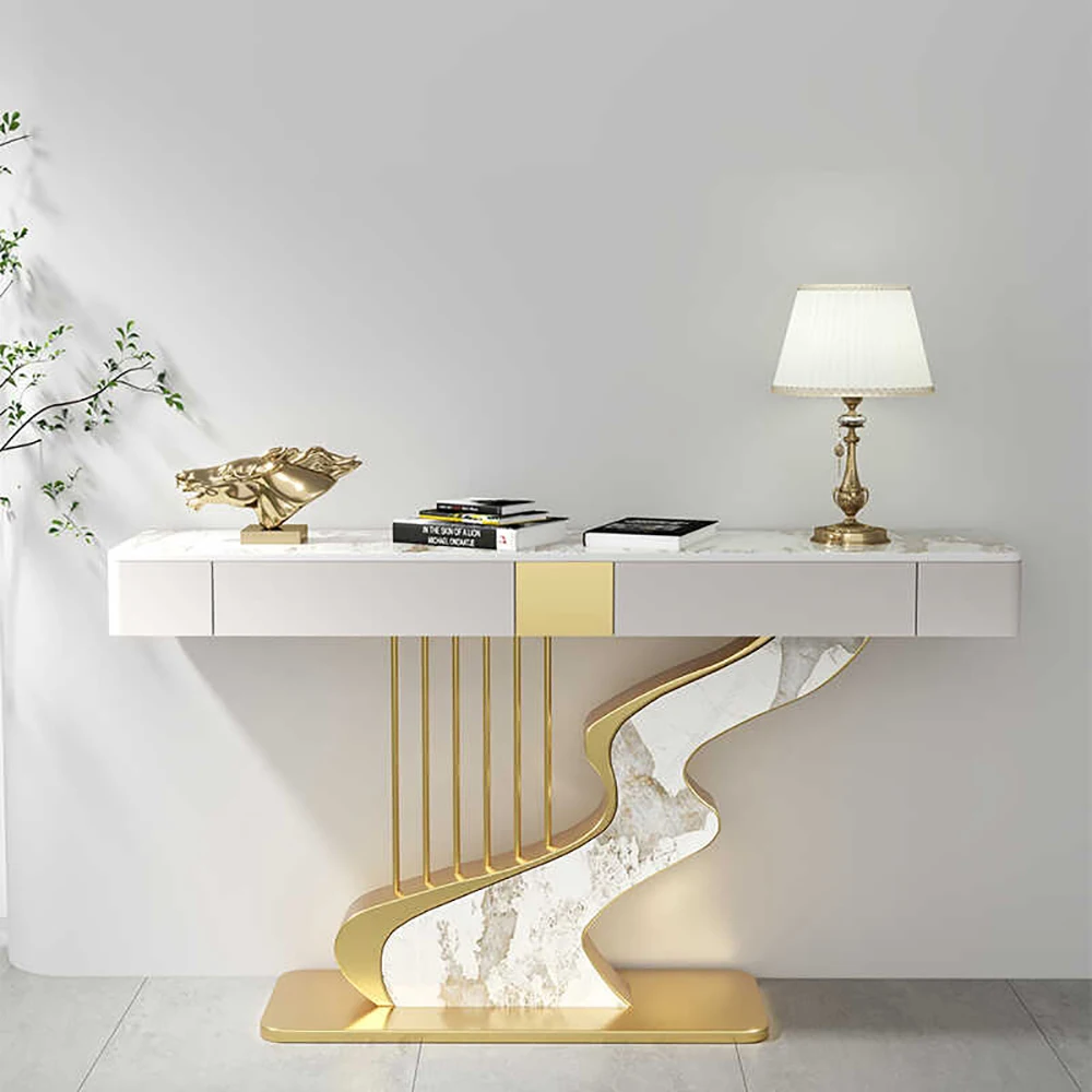 

Luxury Design Console Table Nordic Aesthetic Modern Entrance Hall Console Table Premium Beauty Tisch Wohnzimer Furniture