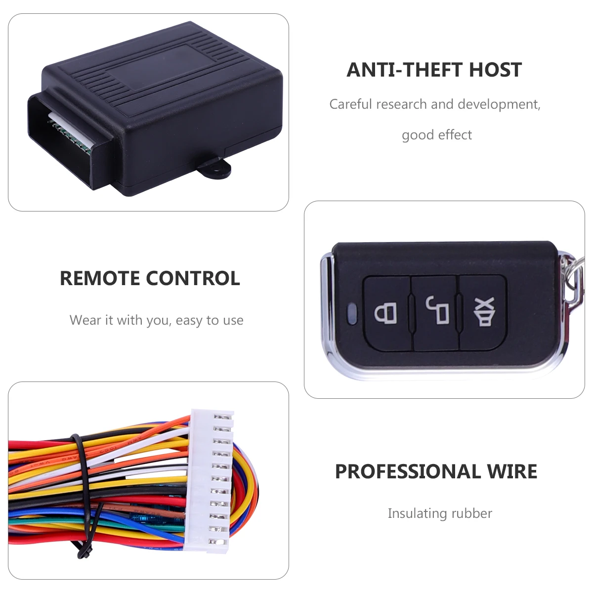 

Car Keyless Entry System Remote Control Anti Theft Trunk Release Alarm Security Push Button Start Stop Vehicle Protection