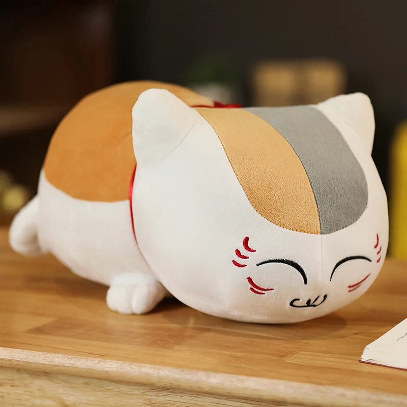 20-60cm Natsume Yuujinchou Nyanko Sensei Plush Cat Anime Cartoon Stuffed Doll Toy Pillow Cushion for Children Birthday Gift