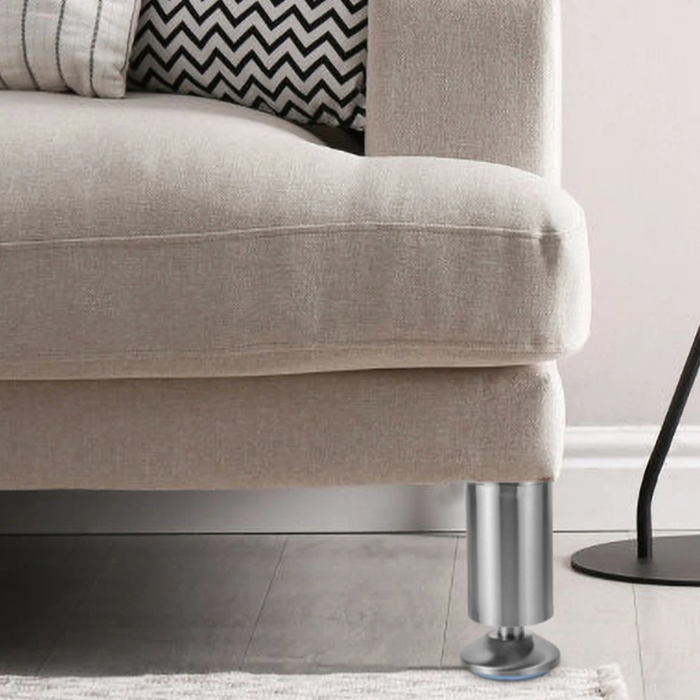 

4pcs Stainless Steel Cabinet Legs Adjustable Height Furniture Feet for Sofa Table Chair dresserlegs metalreplacement