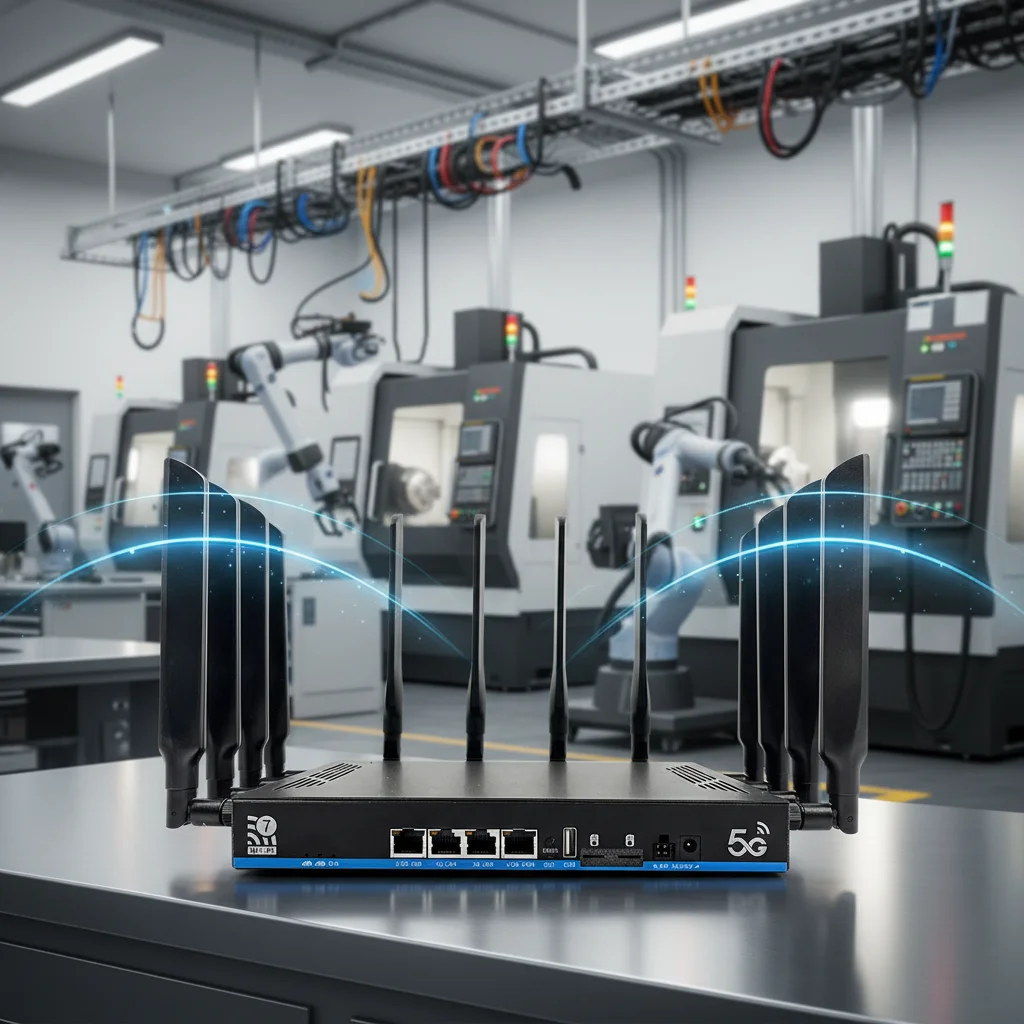 Industrial Usage Openwrt Enterprise 5G Chip Suitable 5G With SIM 5G 802.11BE  Wifi7 Cellular Router X75  Router