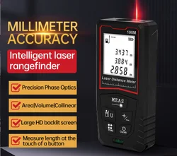 Laser Distance Meter 50m/70m/100m Laser Rangefinders Ruler Distance Measuring Tape High Precision Digital Ruler Test Tools