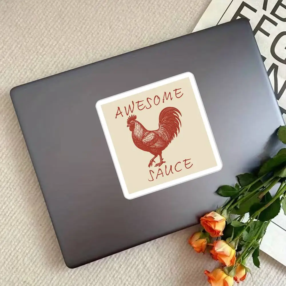 Awesome-Sauce Waterproof Stickers For Decorating Car Windows Motorcycles And Computers.