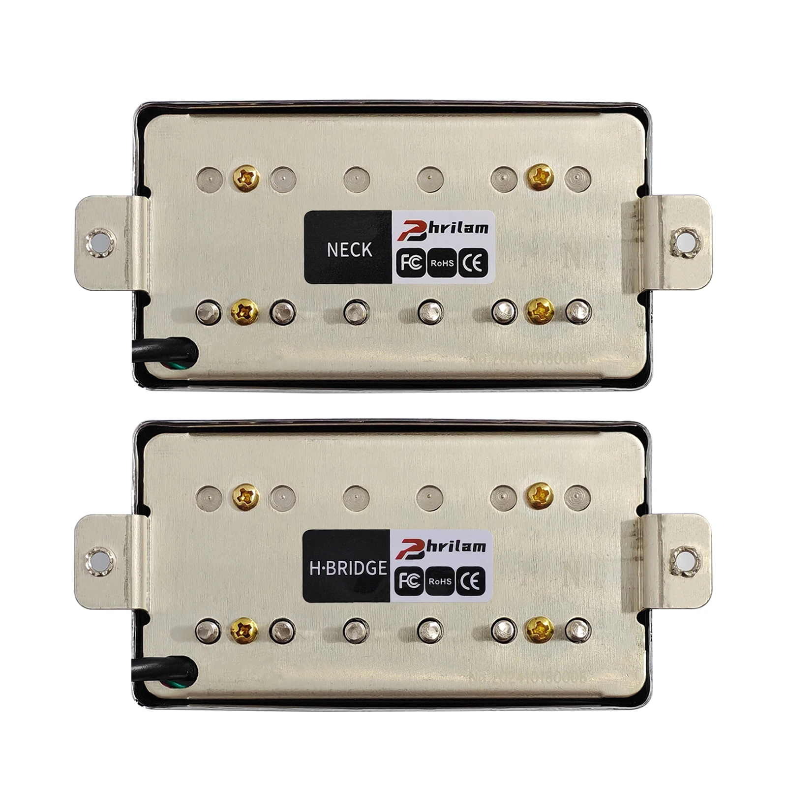 Phrilam مخرج عالي Alnico5 LP جيتار هامبوكر بيك اب 4-موصلات ملحقات جيتار كهربائي لنمط Les Paul SG