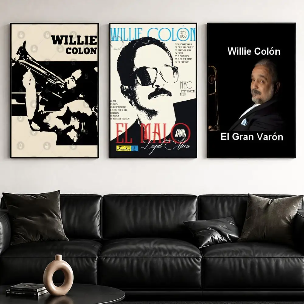Salsa W-Willie ColonS Poster Self-Adhesive Stylish Art Print Poster Wall Home Decor