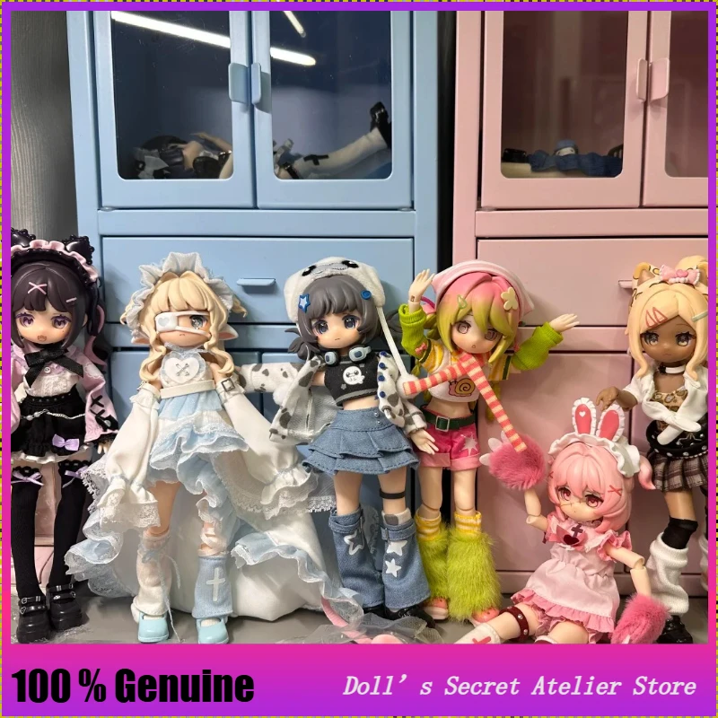 

Аутентичная свобода Advocates, серия Cute Pet, 1/12 Bjd, слепая коробка, экшн-фигурки, украшения, подвижные суставы, модель куклы, кавайная игрушка в подарок