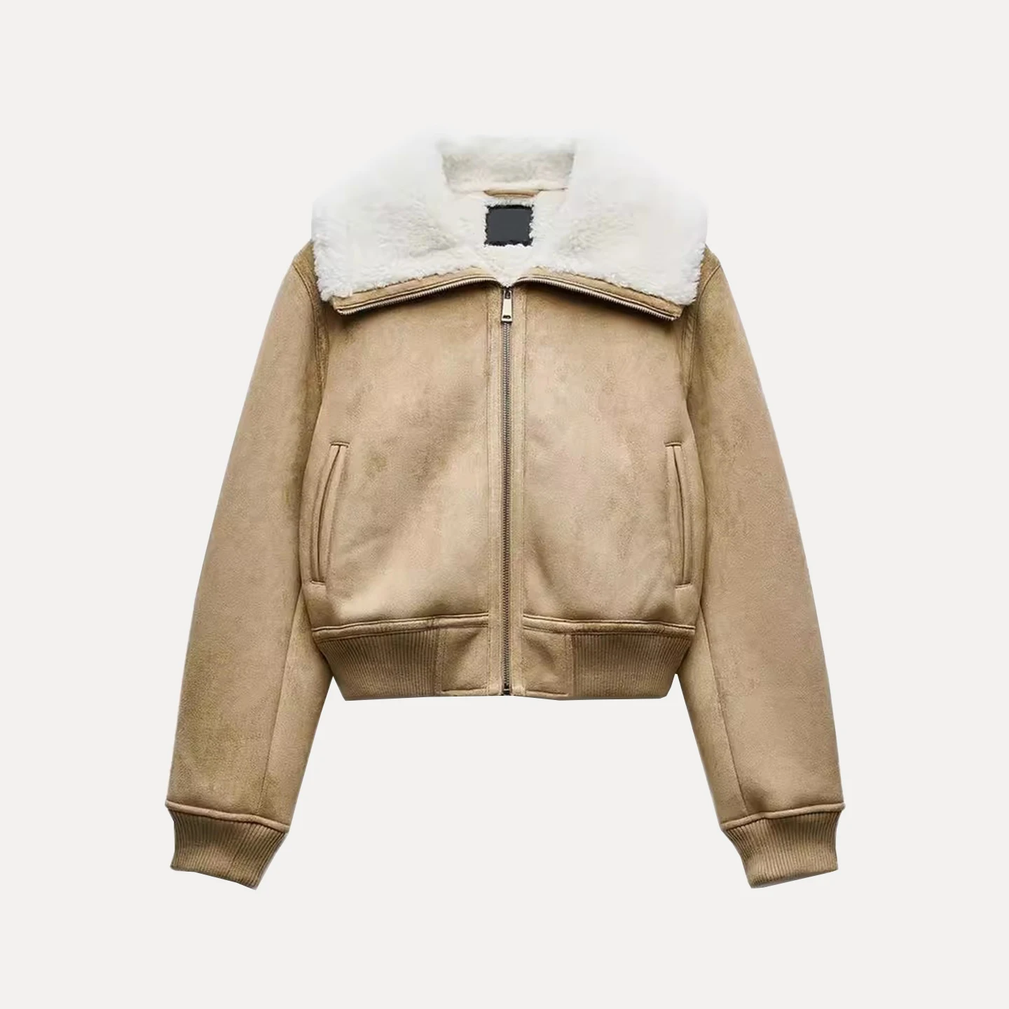 Giacca Donna Reversibile alla Moda, Capospalla Versatile e Personalizzabile, Calda con Maniche Lunghe e Cerniera