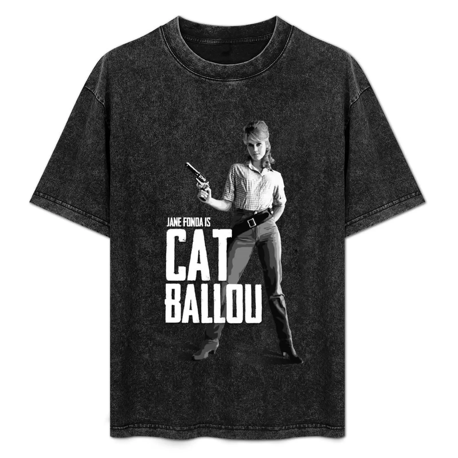 Cat Ballou - Camiseta informal ligera de manga corta de Jane Fonda