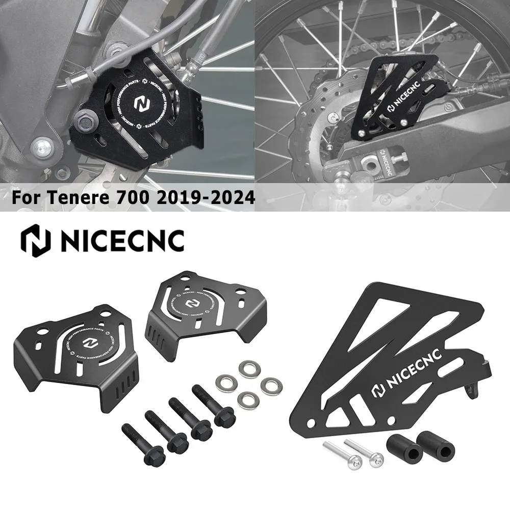 

NICECNC For Yamaha Tenere 700 2019-2024 Front Rear Caliper Guard Protector Tenere 700 World Raid T700 Motorcycle Accessories