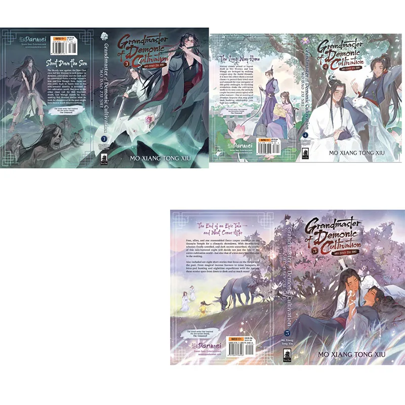 1-5 Volumes The New Erha And His White Cat Shizun, The Ancestor Of The Devil, The Blessing Of The Heavenly Official English Book