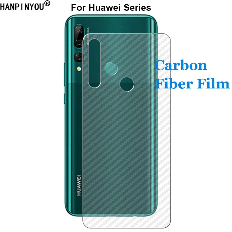 For Huawei Y9 Prime Y7 Y6 P30 P20 Mate 30 20 X 10 9 Pro Lite 2019 P Smart Z Plus 3D Carbon Fiber Back Film Rear Screen Protector