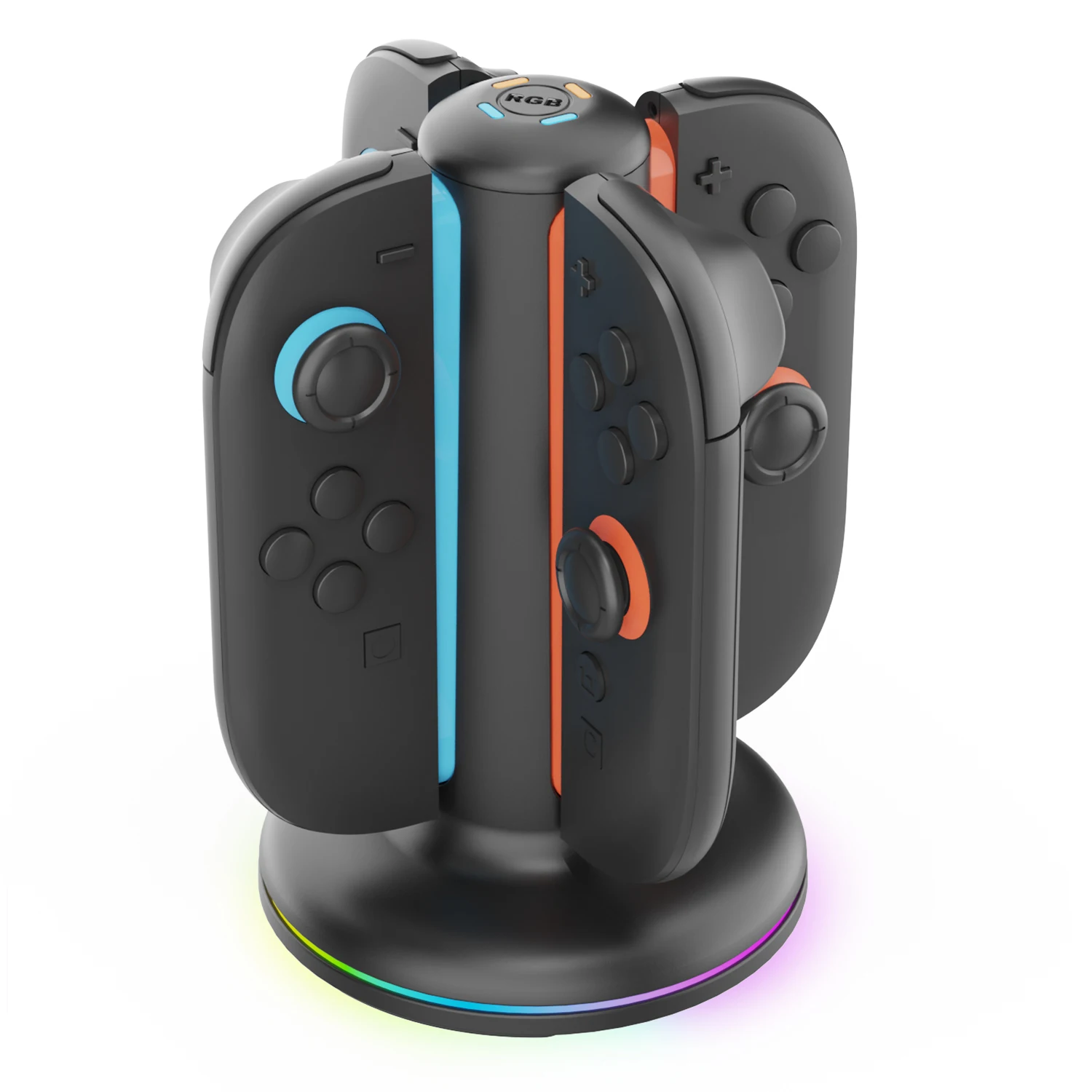 Charging Dock for Switch 2, Accessories for Switch 4 Joy Con,Charger with 9 Touch LED Light Effects PG-SW2052 - view 3
