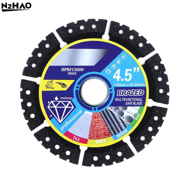 1PCS 115mm Metal Cutting Diamond Blades Angle Grinder Cutting Disc GrindingWheelTool For Steel Concrete Stone Marble Cutting