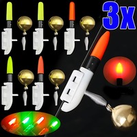 Electronic Fishing Light Stick Rod Bell Luminous Float LED Removable Float Tackle Night Rock Fishing Accessorie CR425 Battery