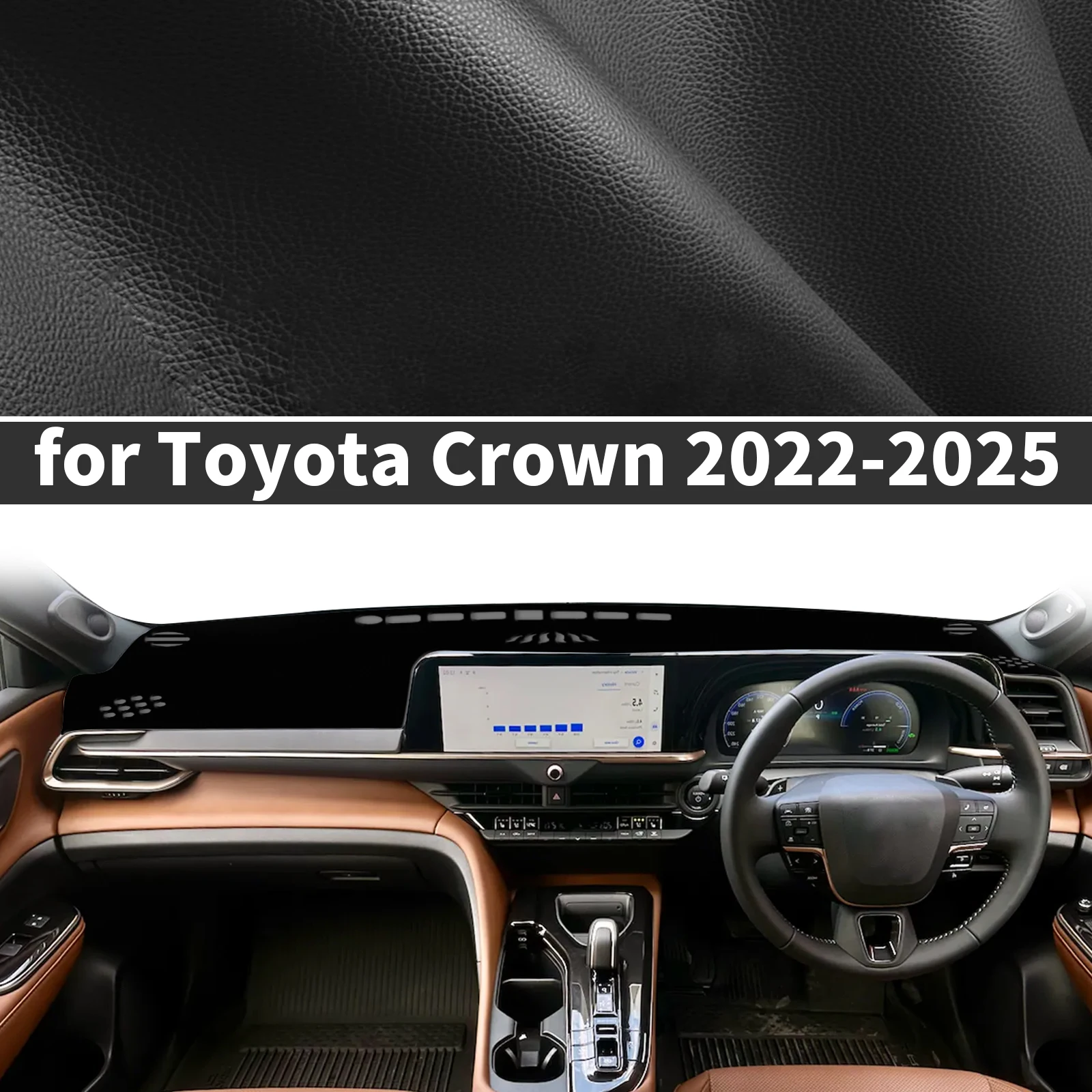 

for Toyota Crown 2022-2025 Platinum S235 Custom fit Dashboard Cover Sun Shade Dash Mat Anti‑Reflection Carpet Dash Pad Dashmat