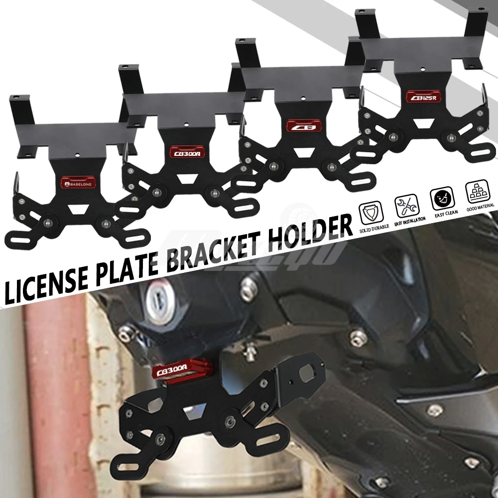 

License Plate Relocation Bracket For Honda CB 125R 300R CB125 CB300 R CB125R CB300R 2018 2019 2020 2021 2022 2023 2024 2025