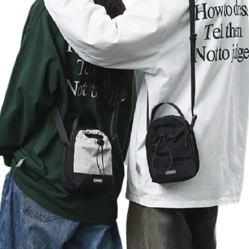 

Маленькая сумка через плечо унисекс на шнурке, повседневная водонепроницаемая сумка через плечо для телефона, уличная дорожная сумка