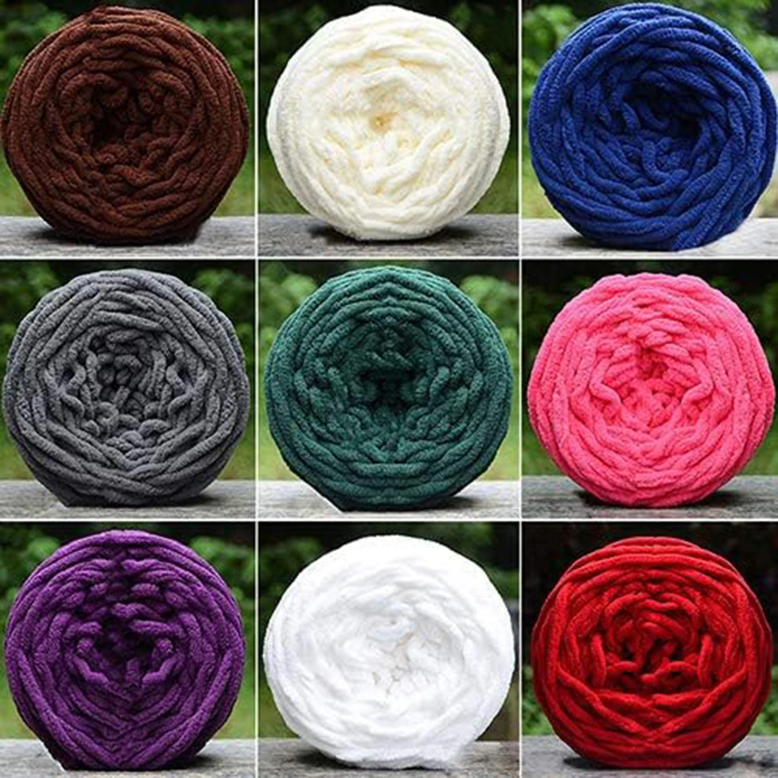 Superweiches, grobes Strickgarn, Jumbo-Acryl für Armstrickdecken, Schals, schnelle Projekte, großer Stich, DIY-Handwerk