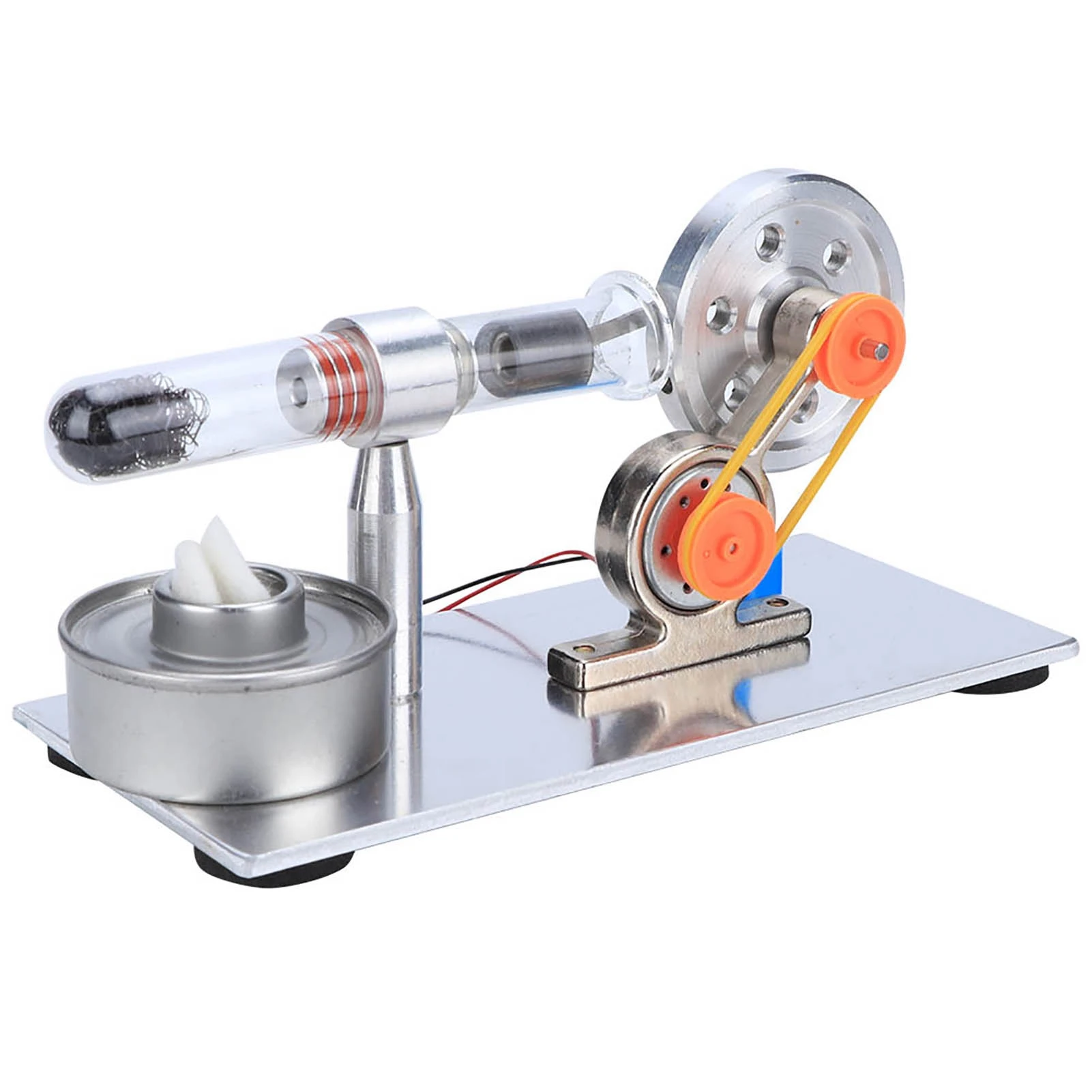 Stirling Engine Generator Single Cylinder Sterling Engine Model Steam Power Physics Science  Teaching Tool Experiment Model