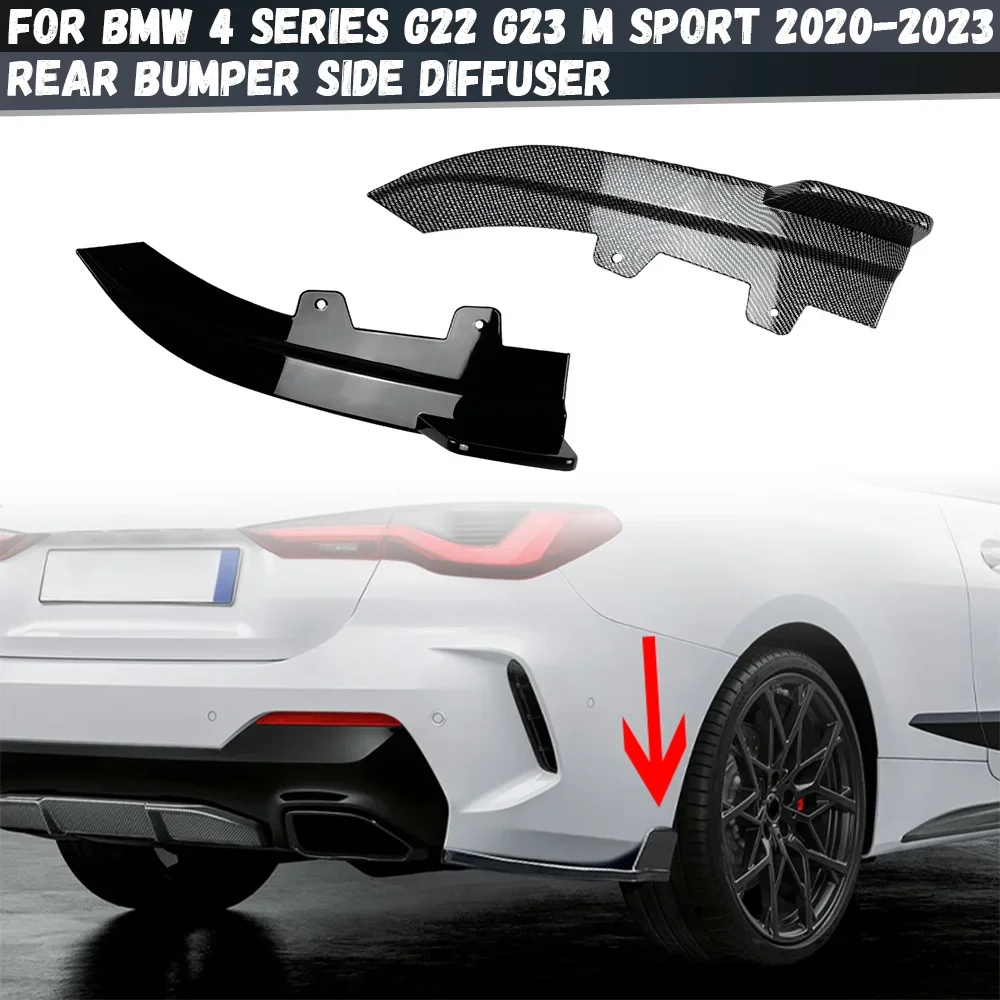 

Задний бампер, диффузор, сплиттер, спойлер Canard, комплект защиты кузова для BMW 4 серии G22 G23 M Sport 2020 2021 2022 2023