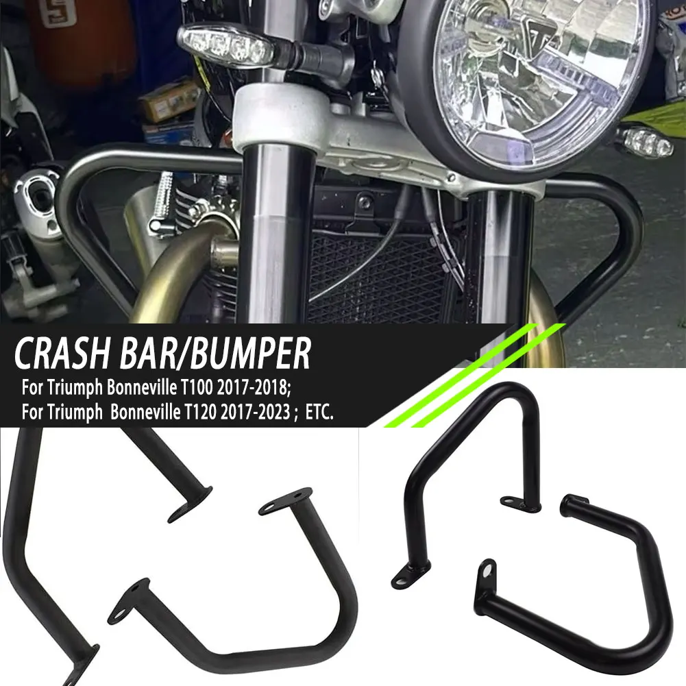 

For Triumph Bonneville T100 T120 Thruxton 1200/R Street Cup Bobber Speedmaster Motorcycle Parts Engine Guard Crash Bar/Bumper