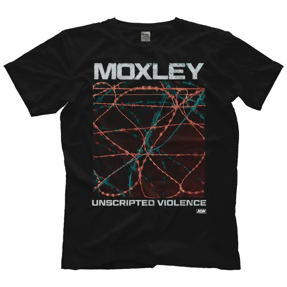 Jon Moxley - Wired AEW Official T-Shirt Tees Y2K tops Unisex Summer Short Sleeve