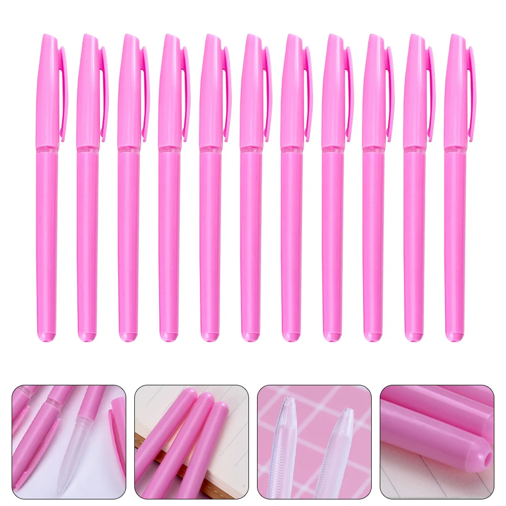 

50Pcs Clear Pen Cases Empty Rods for Refillable Gel Pens Ergonomic Design Leak-Proof Storage Shells Back to School Office