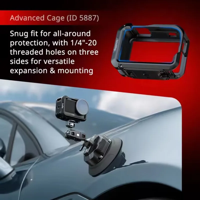 

Клетка для камеры SmallRig для DJI OSMO Action 6 Osmo Action6, клетка для аксессуаров/комплект ND-фильтров/комплекты защиты экрана из закаленного стекла