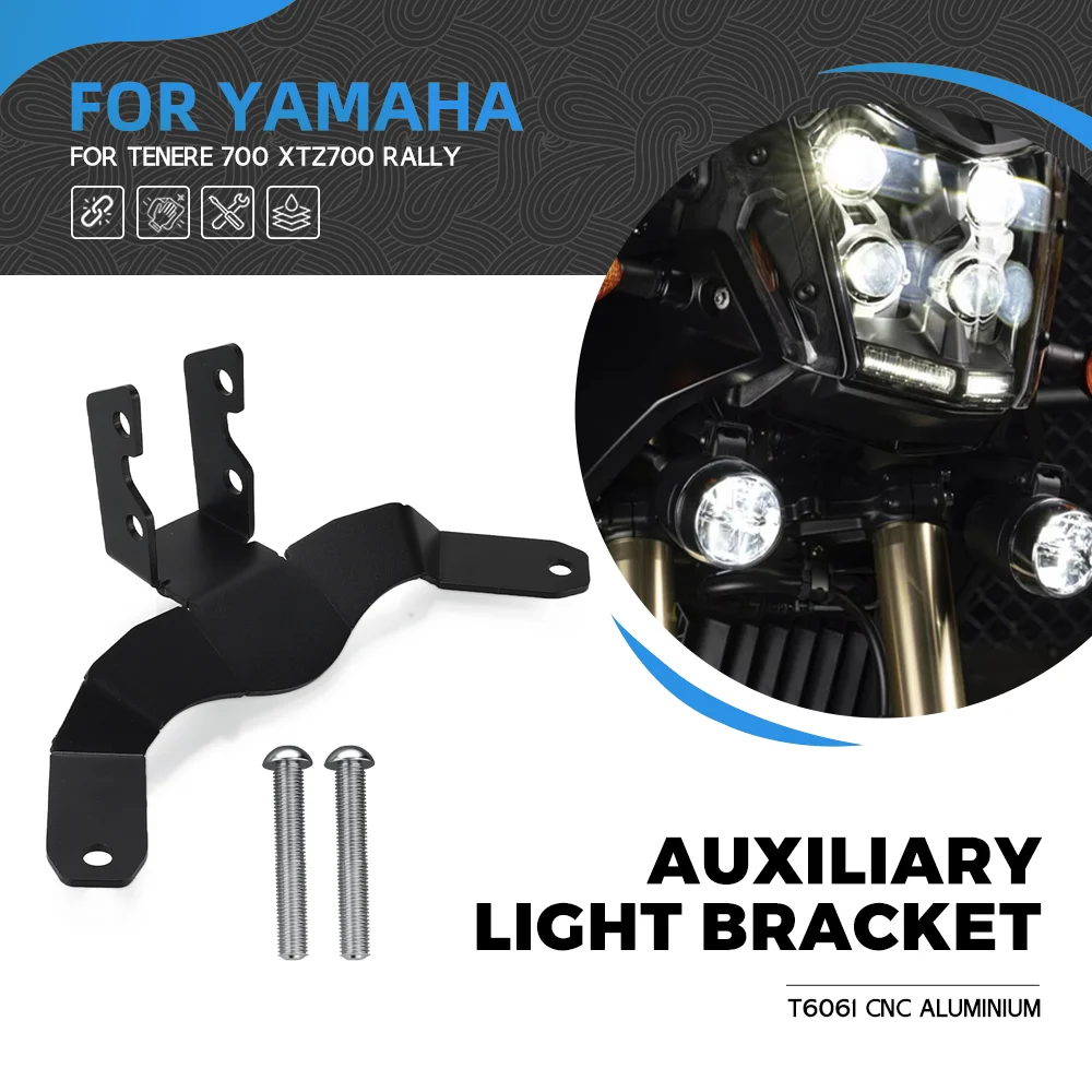 

For YAMAHA Tenere 700 XTZ700 Motorcycle Spotlight Auxiliary Fog Light Brackets Tenere700 Rally Edition World Raid 2019-2023 2024