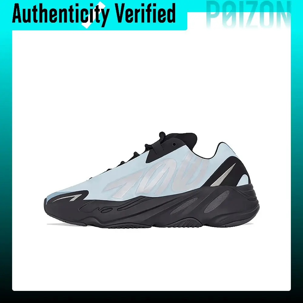 Adidas Originals Yeezy Boost 700 MNVN Blue Tint' Textile, Synthetic Leather Low top Chunky Sneakers Unisex Light Blue GZ0711