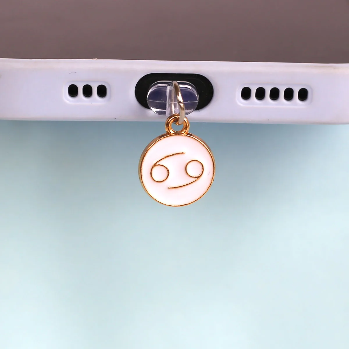 Handy-Staubschutz-Anhänger für die zwölf Sternzeichen, Handy-Zubehör-Dekoration für iPhone 5-14, Staubschutz-Anhänger – Detail 6