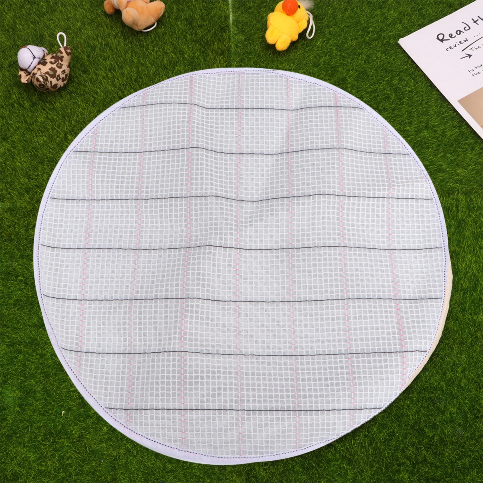 

1pc Diy Carpet Embroidery Material Creative Base Cloth 38X38Cm White Multi-Purpose Foldable Stitching Kit For Handmade Crafts