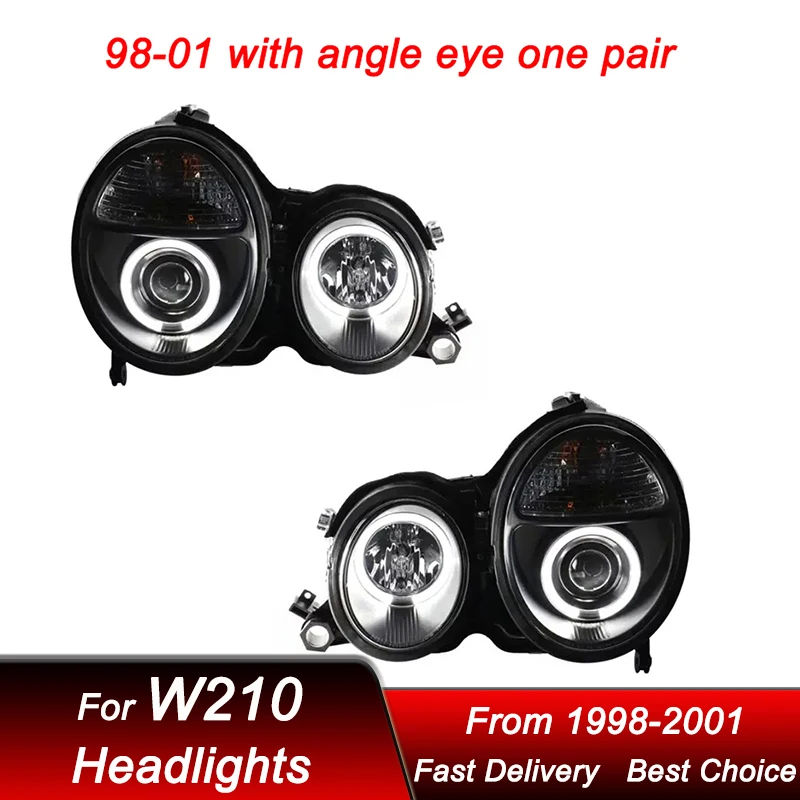 Car Headlights For Mercedes-Benz E Class W210 1998-2001 new style LED Auto Headlamp Assembly Projector Lens Accessories Kit