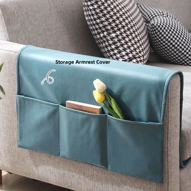 Waterproof Dustproof Tech Fabric Sofa Cover Protector  Scratch Resistant Armrest Towel Storage Bag Universal Cover Sheet