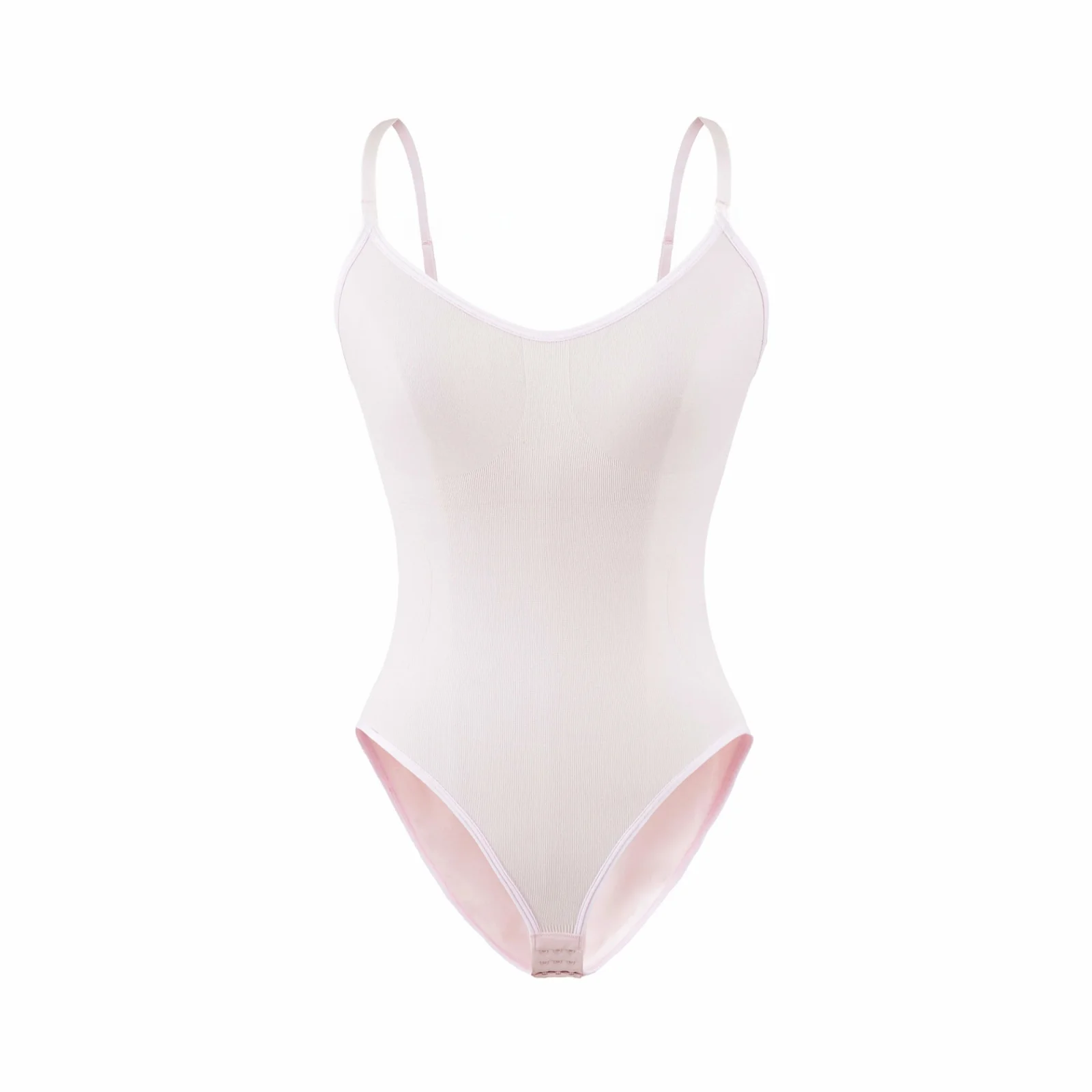 High Elasticity One-Piece Bodysuit Women's Sleeveless Tight-Fitting Camisole Inner Wear Butt-Lifting Slimming Sexy Top