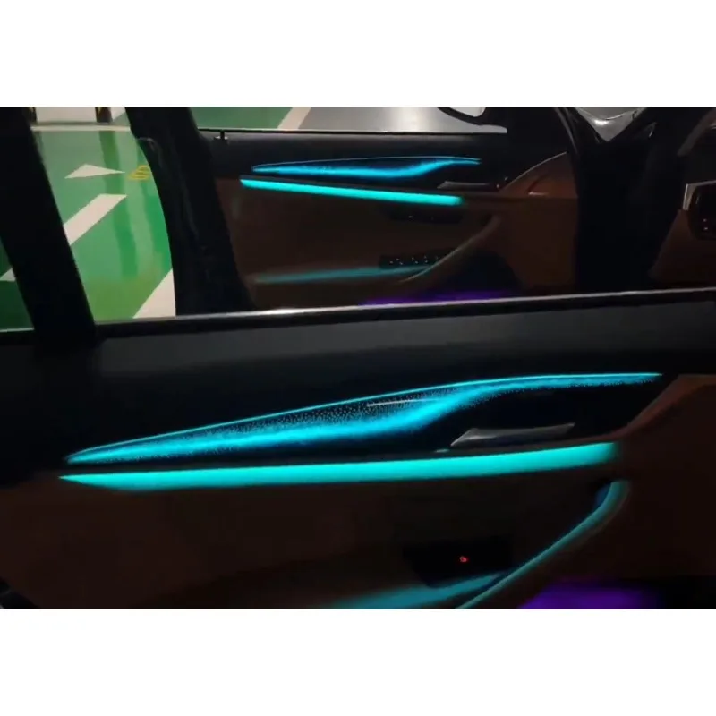 256 Color Symphony Performance Sedan Full Trim LED Atmosphere Strip, Dynamic Interior Ambient Lamp Fit F80 M3 Air Vent Mod Acces