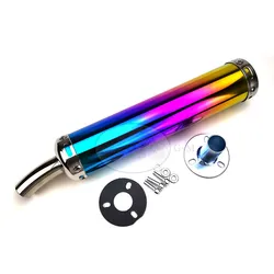 Universal Metal 20MM Motorcycle Accessories Racing Exhaust Muffler Silence Silencer 2 Stroke Motorcycle Exhaust Pipe