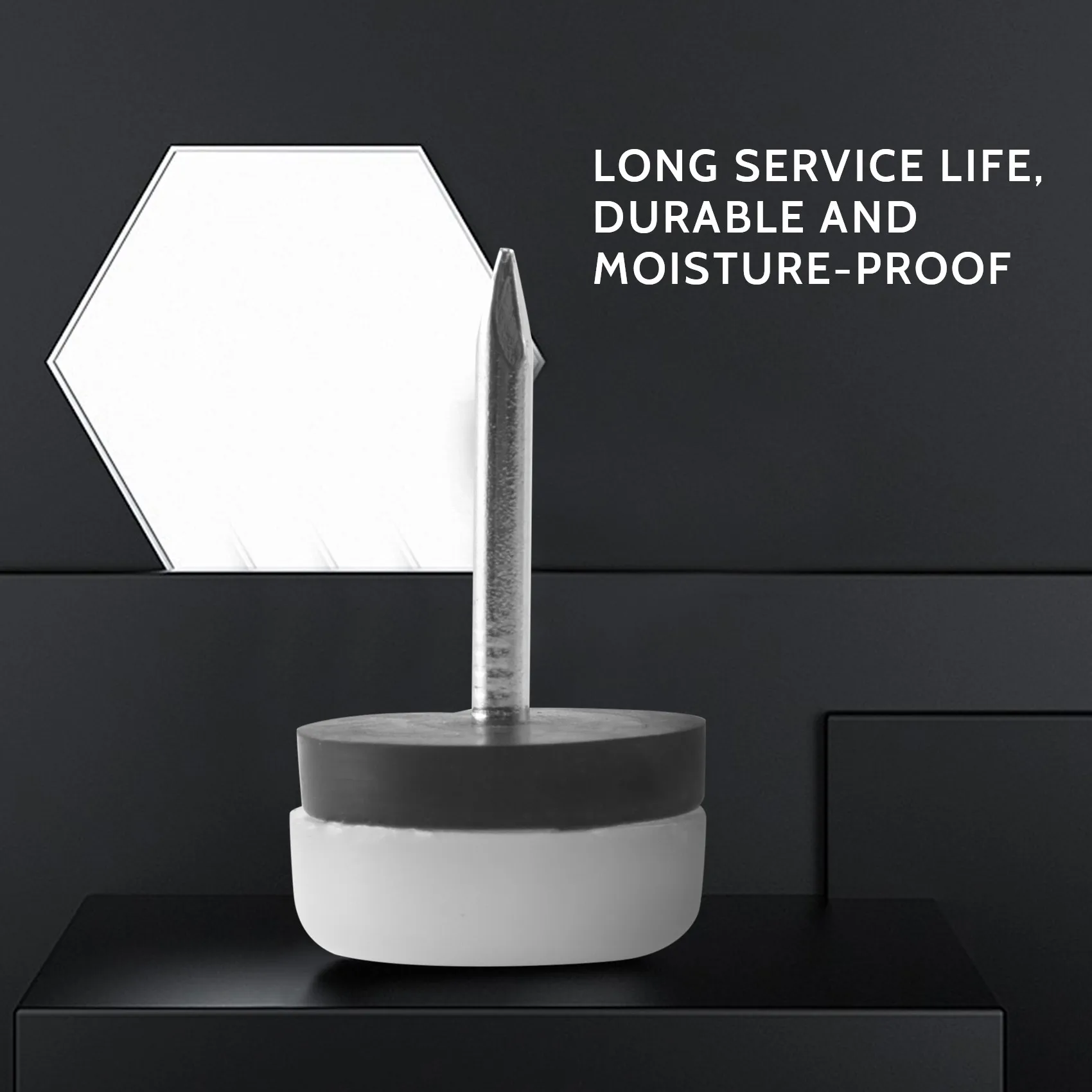 

AC76-40Pcs Thickened Furniture Glide,Nail-On Nylon Slider Pad Floor Protector For Wooden Leg Feet Of Chair Table Sofa(18Mm Or 0.