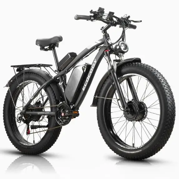 Electric bike G7 4000W large motor 52V32AH battery mountain electric bicycle 65 km/h 26-inch tire all-terrain off-road e-bike image 2