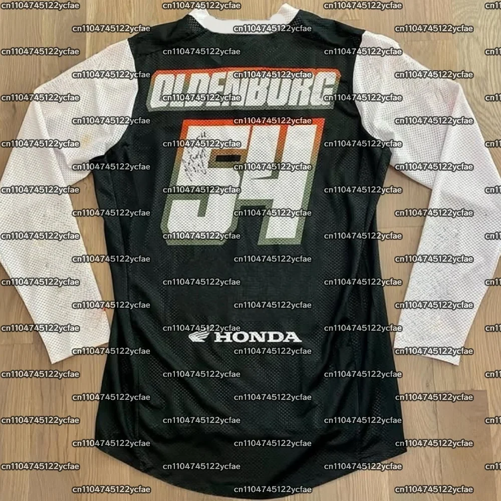 

HONDA 2025л # 51, трикотаж DLDENBURG, супер мотокросс, гоночная рубашка, мужская мотоциклетная футболка с длинным рукавом, дышащий быстросохнущий трикотаж
