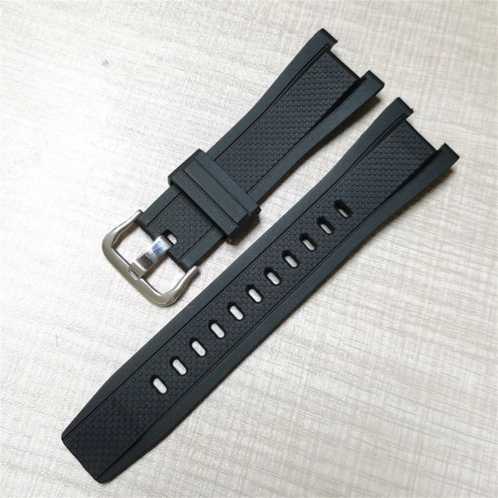 Rubber resin watch band for Casio G-Shock GST-B100 W300 210 400G S130 S330 Outdoor sports waterproof watch strap accessories