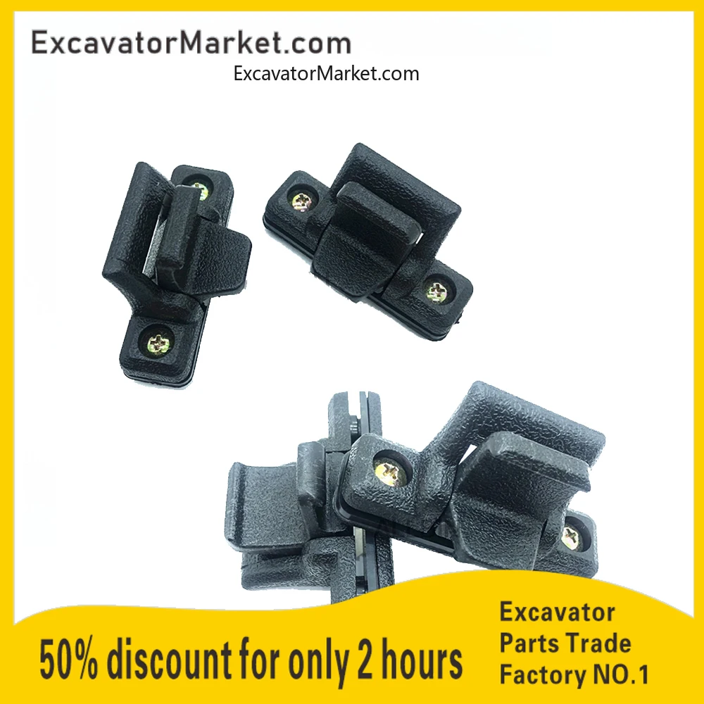 Excavator Accessories Excavator Skylight Lock Catch Buckle Glass For CATERPILLAR E307 320 324 329 336 BCD Excavator Accessories