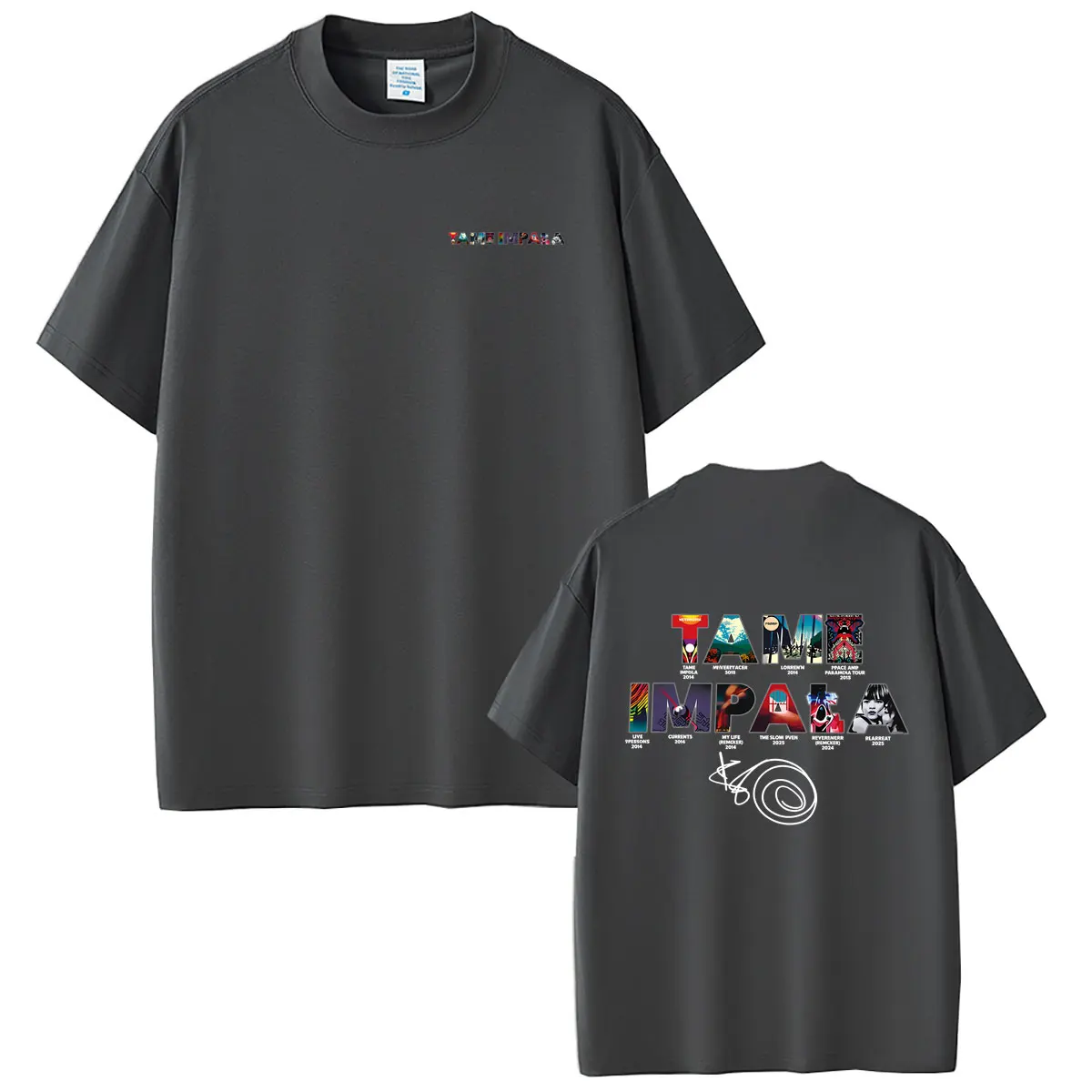 Pop Rock Band Tame Impala Music Album Graphic T Shirts Men Women Fashion Oversized Streetwear Unsiex Casual Soft Cotton T-shirt