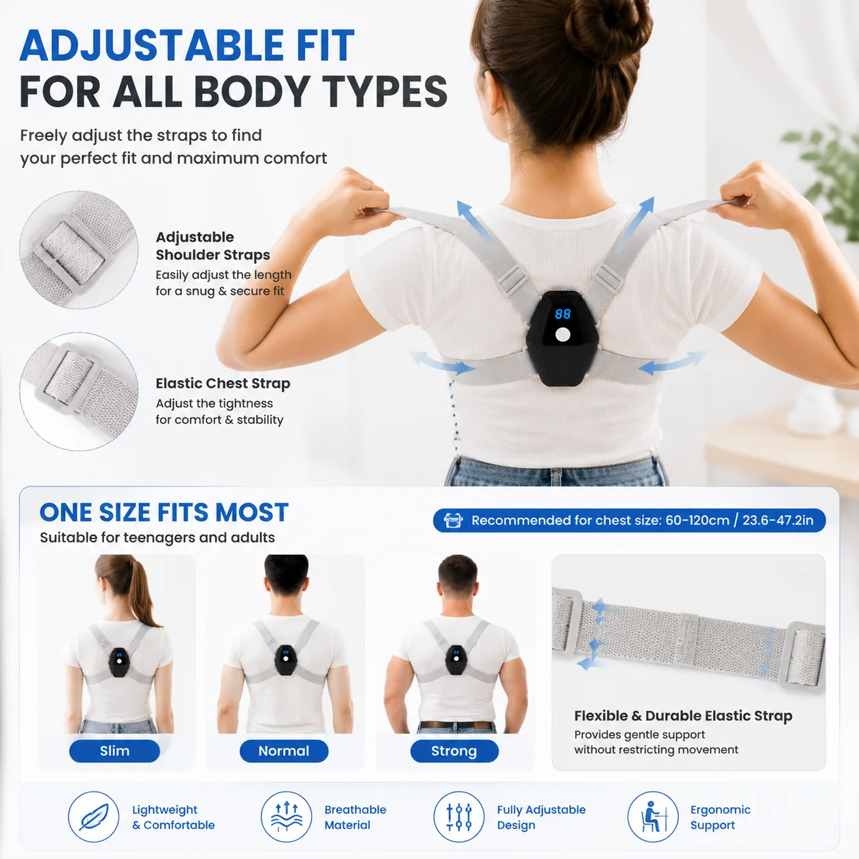 Sensörlü Titreşim Uyarılı Giyi - Smart Posture Sensor incelemesi ve fiyatı