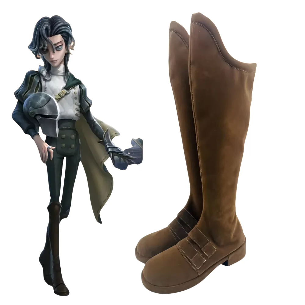 Game Identity V William Ellis Knight Cosplay Shoes Cosplay Boots Comic Halloween Party Forward Cosplay Costume Prop Anime Shoes