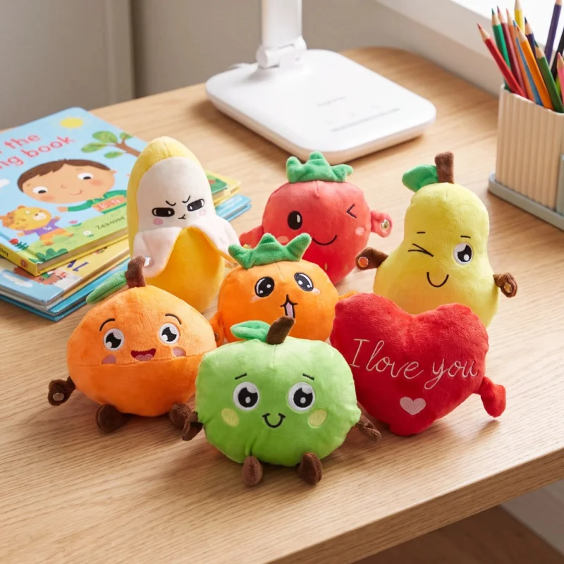 Interactive Induction Musical Fruit Plush Doll Multi Design Stuffed Toy Battery Powered (Batteries Not Included)