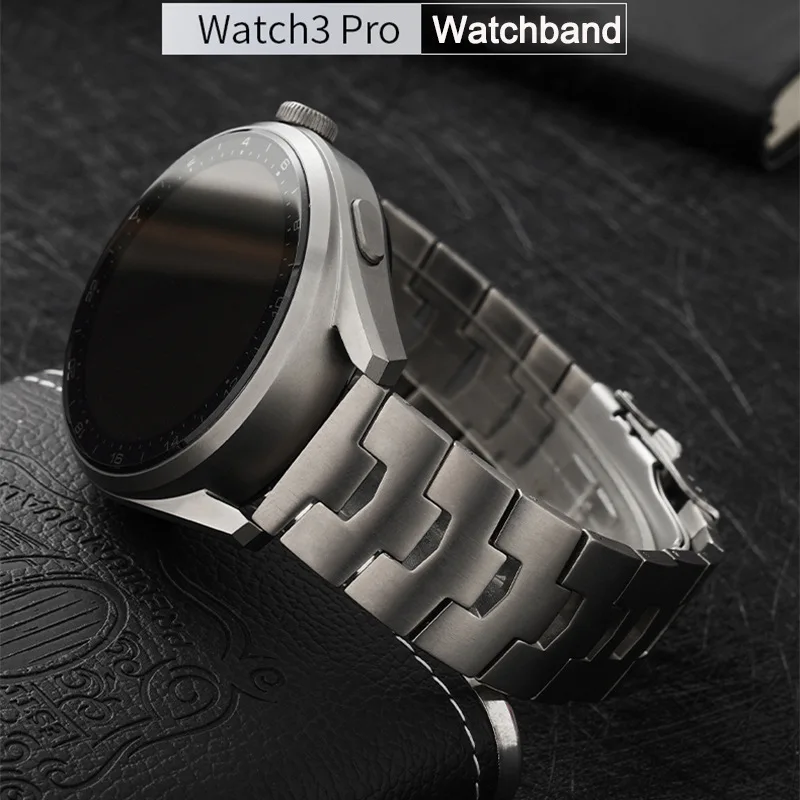 Suitable for Apple Watch 7 Titanium Strap New Watch Strap for Apple Watches Double Safety Buckle 22mm Timepiece Watch Strap